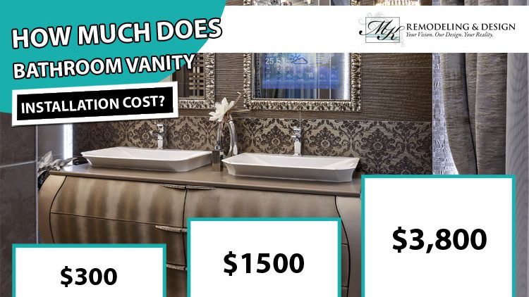 Bathroom Vanity Installation Cost 2020 Average S - How To Remove Old Vanity From Bathroom