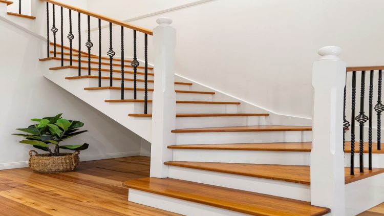 Wrought Iron Staircase Makeover